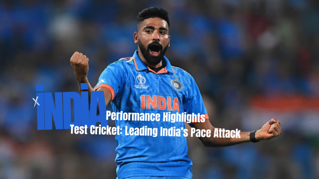 performance highlights mohd siraj