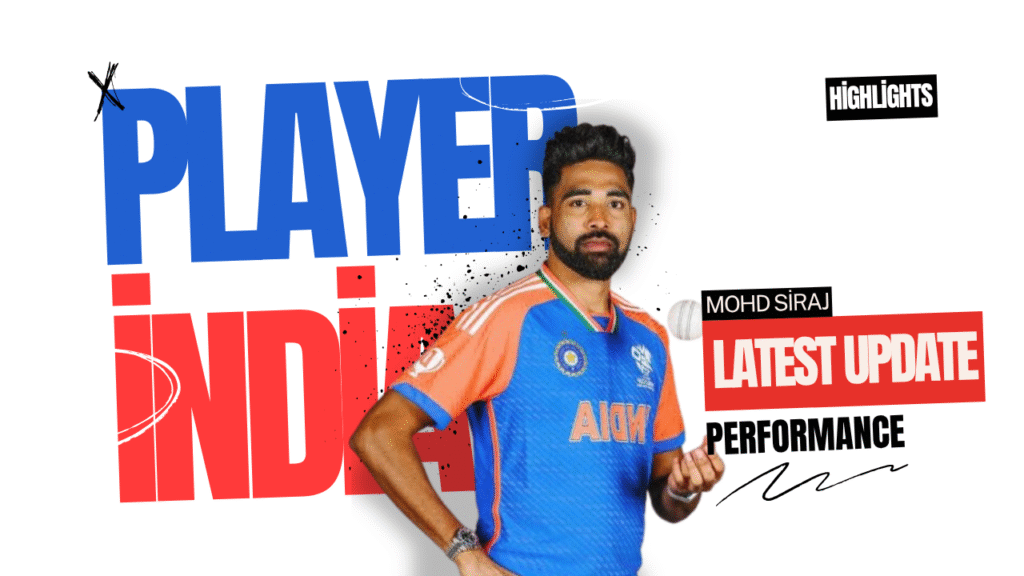 Mohammad Siraj Latest Update: Performance Highlights & News | 6 August 2025